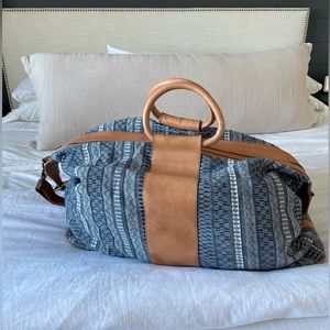 Anthropologie Large Boho Overnight Duffel Bag
